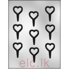 CHOC MOLD - Hearts Choco Pick 